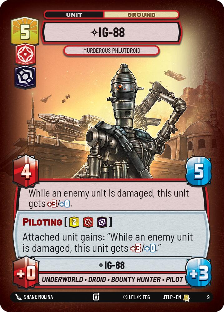 IG-88 - Murderous Phlutdroid (9) [Jump to Lightspeed: Weekly Play] | Exor Games New Glasgow