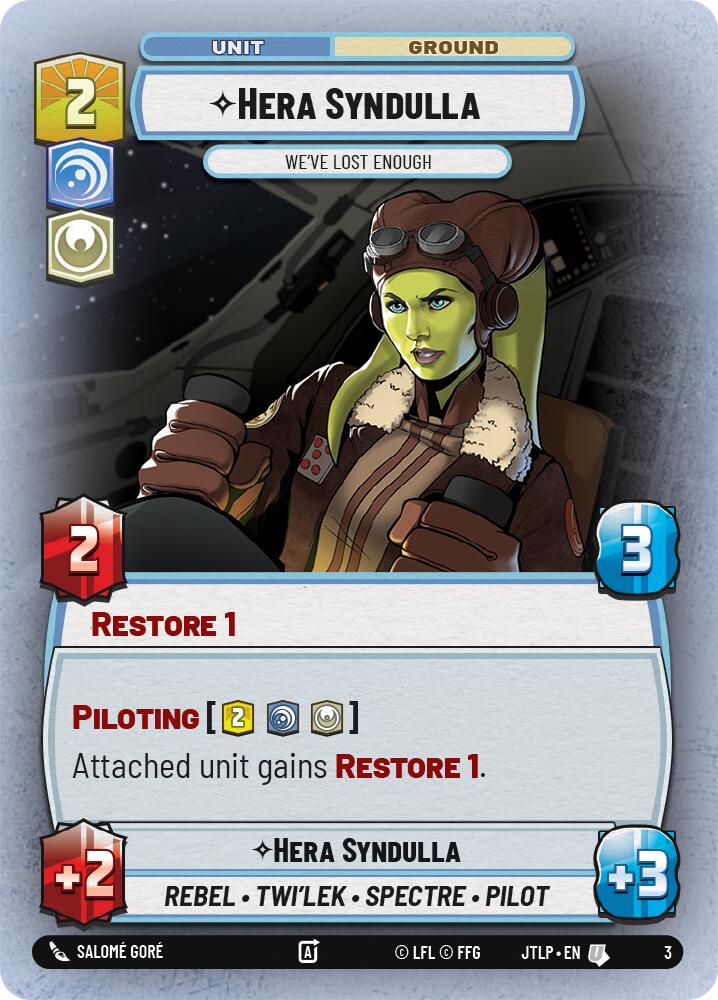 Hera Syndulla - We've Lost Enough (3) [Jump to Lightspeed: Weekly Play] | Exor Games New Glasgow