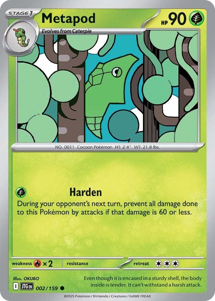 Metapod (002/159) [Scarlet & Violet: Journey Together] | Exor Games New Glasgow