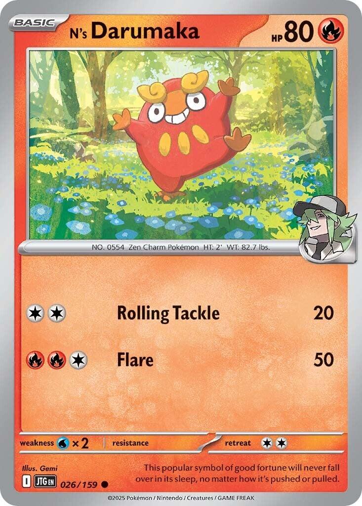 N's Darumaka (026/159) [Scarlet & Violet: Journey Together] | Exor Games New Glasgow