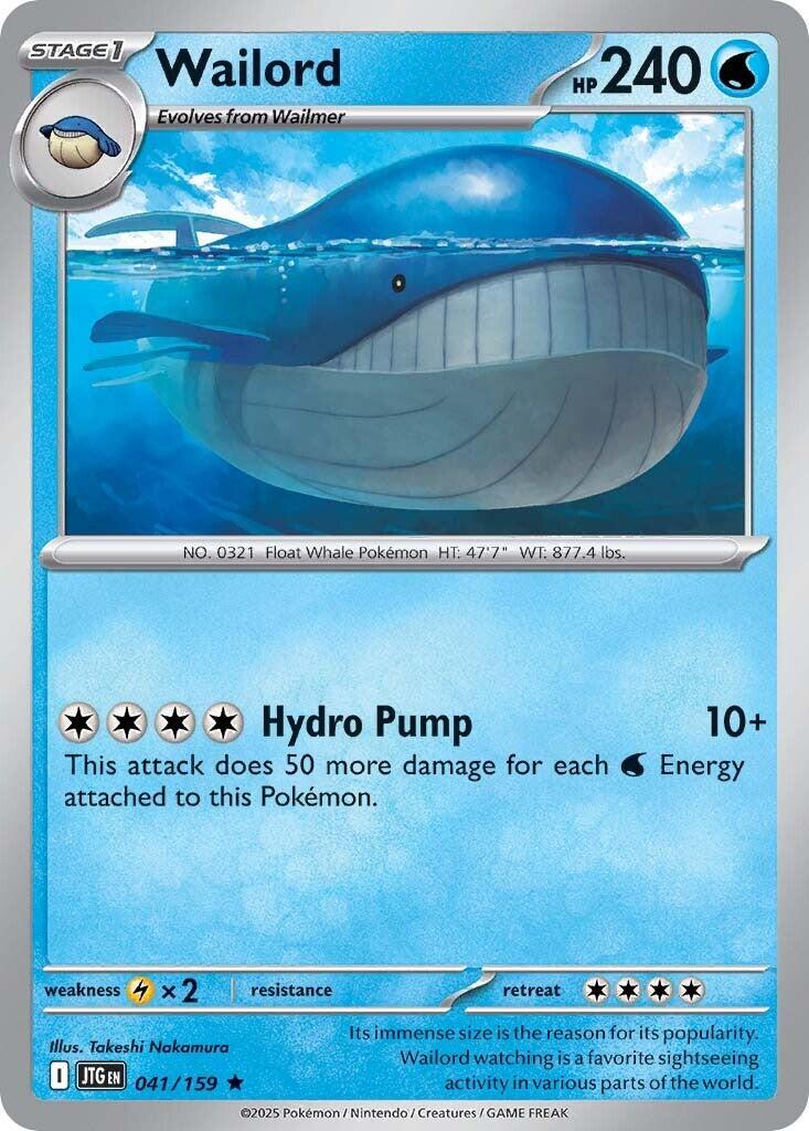 Wailord (041/159) [Scarlet & Violet: Journey Together] | Exor Games New Glasgow