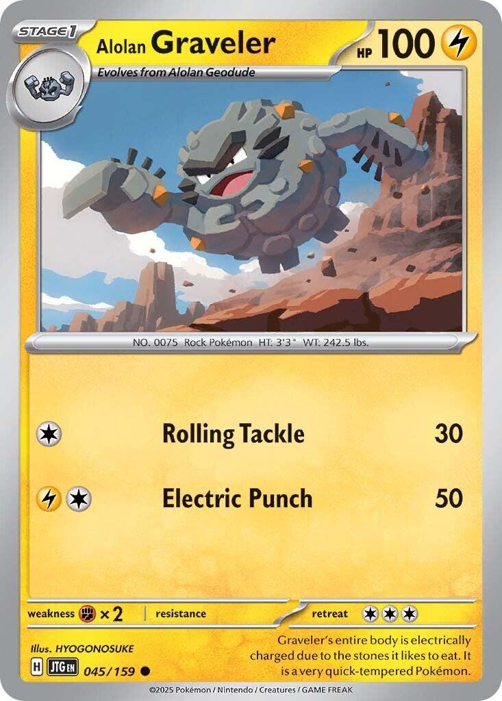 Alolan Graveler (045/159) [Scarlet & Violet: Journey Together] | Exor Games New Glasgow