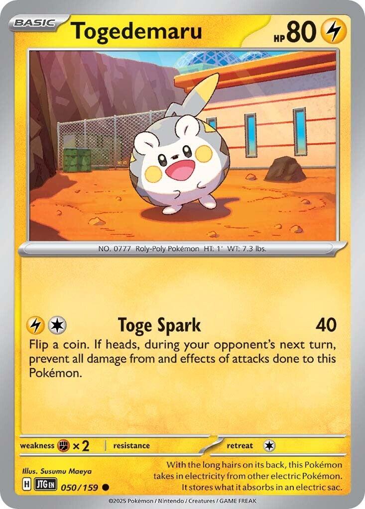 Togedemaru (050/159) [Scarlet & Violet: Journey Together] | Exor Games New Glasgow
