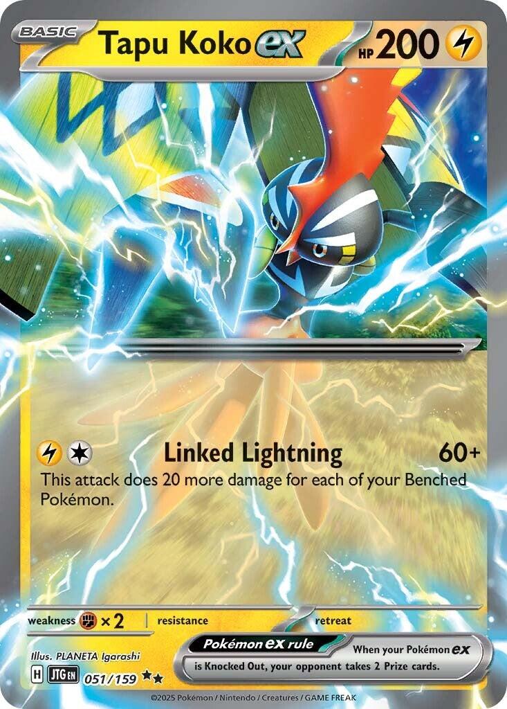 Tapu Koko ex (051/159) [Scarlet & Violet: Journey Together] | Exor Games New Glasgow