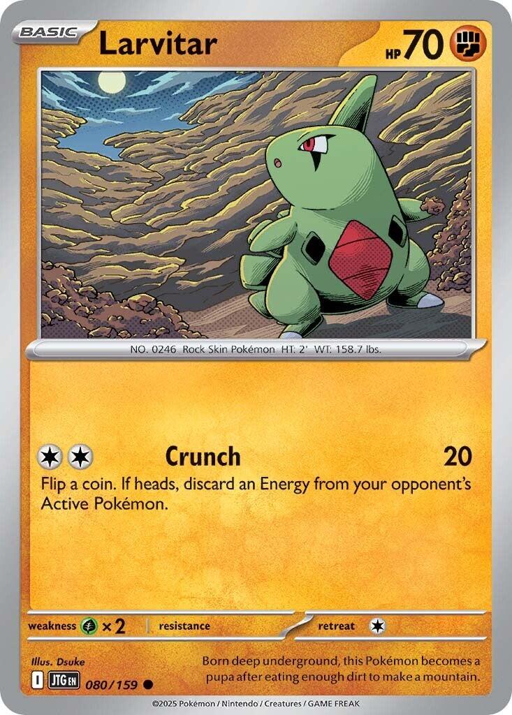 Larvitar (080/159) [Scarlet & Violet: Journey Together] | Exor Games New Glasgow