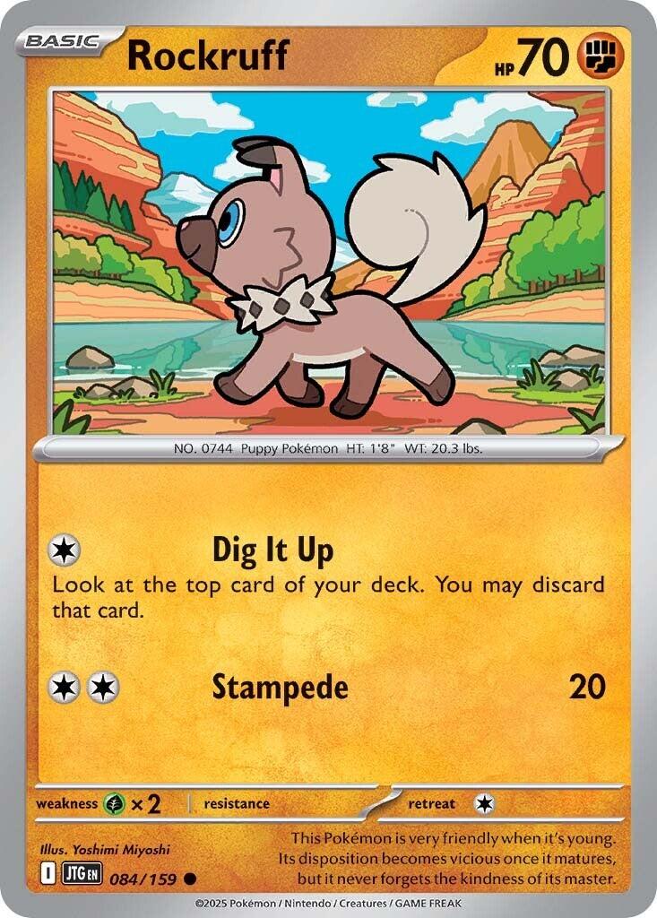 Rockruff (084/159) [Scarlet & Violet: Journey Together] | Exor Games New Glasgow