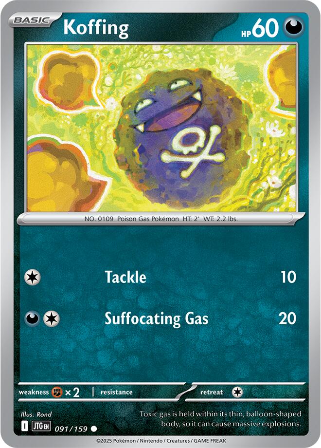 Koffing (091/159) [Scarlet & Violet: Journey Together] | Exor Games New Glasgow