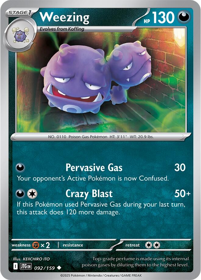 Weezing (092/159) [Scarlet & Violet: Journey Together] | Exor Games New Glasgow