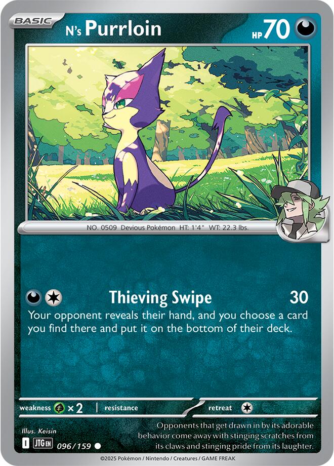 N's Purrloin (096/159) [Scarlet & Violet: Journey Together] | Exor Games New Glasgow