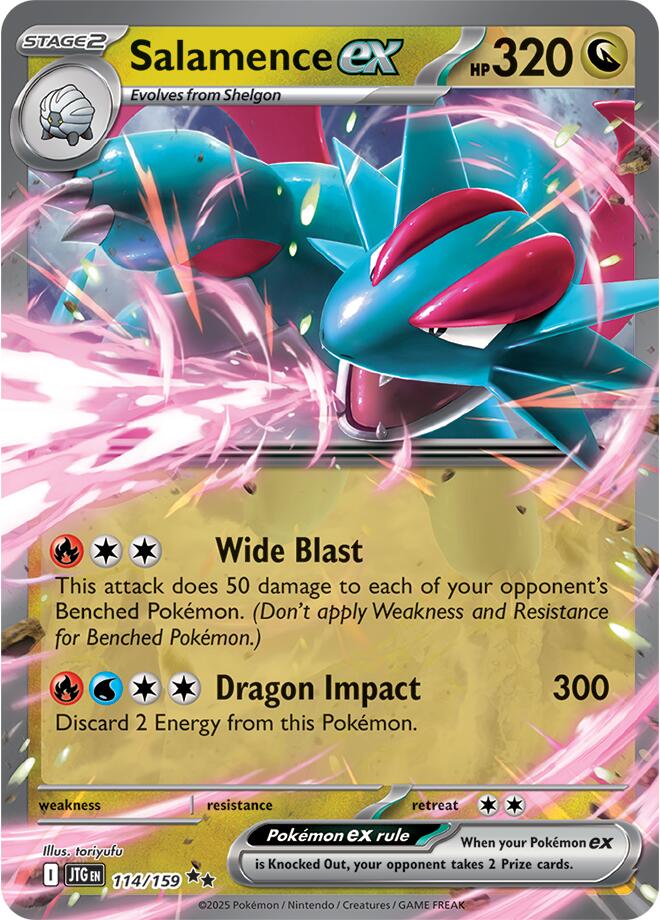 Salamence ex (114/159) [Scarlet & Violet: Journey Together] | Exor Games New Glasgow