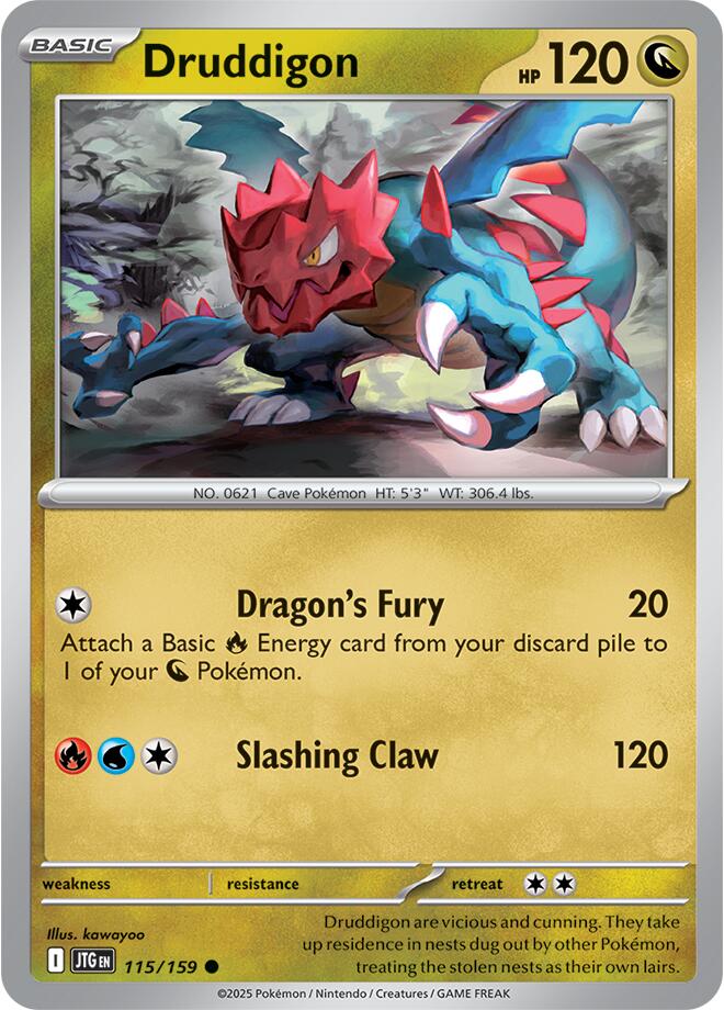 Druddigon (115/159) [Scarlet & Violet: Journey Together] | Exor Games New Glasgow