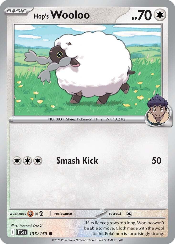 Hop's Wooloo (135/159) [Scarlet & Violet: Journey Together] | Exor Games New Glasgow
