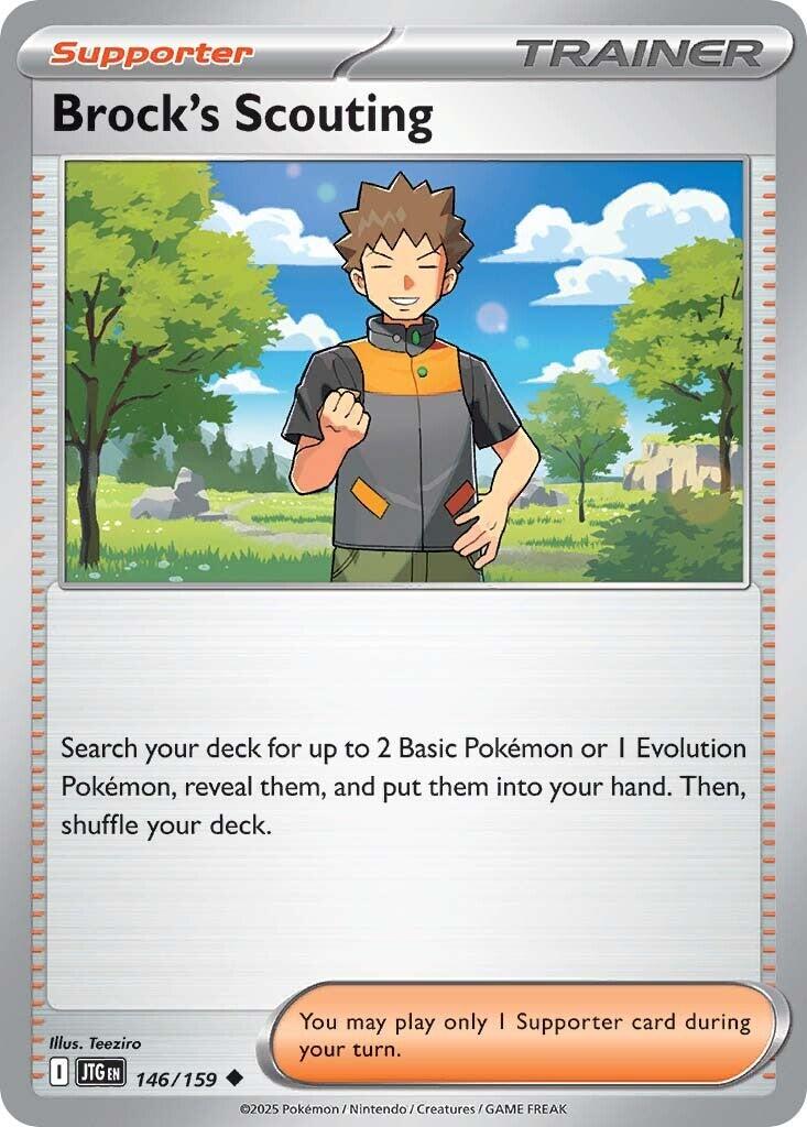 Brock's Scouting (146/159) [Scarlet & Violet: Journey Together] | Exor Games New Glasgow