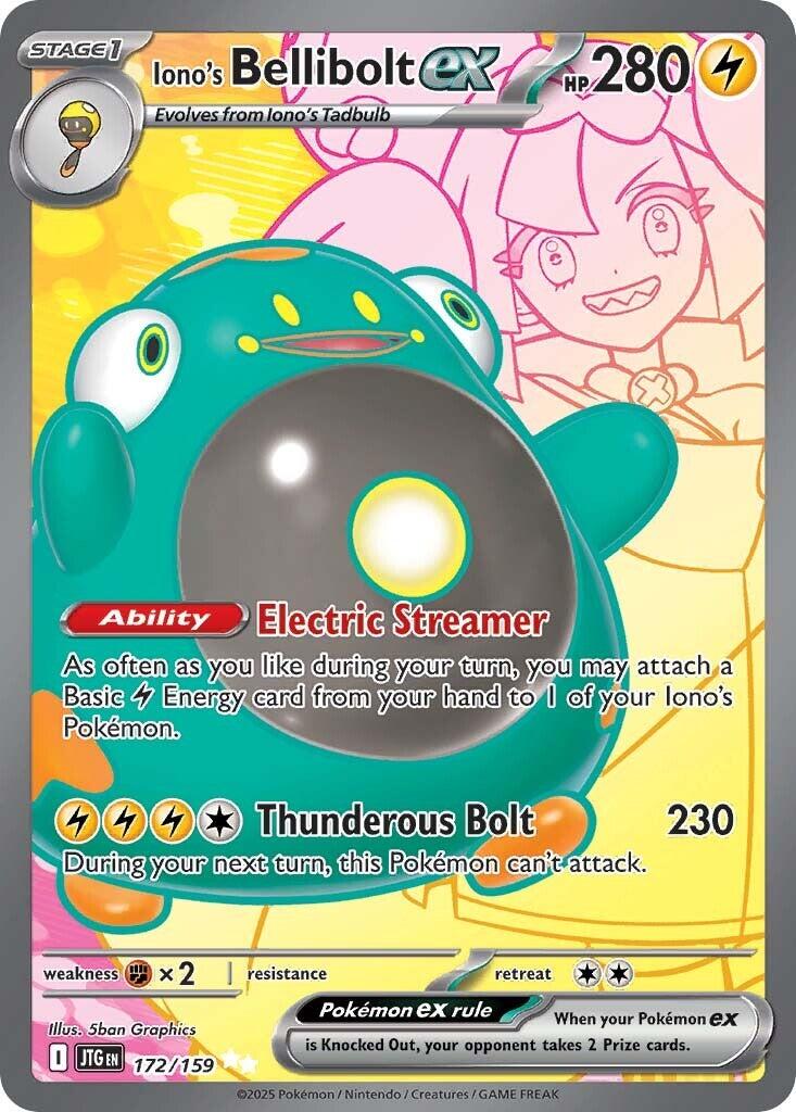 Iono's Bellibolt ex (172/159) [Scarlet & Violet: Journey Together] | Exor Games New Glasgow