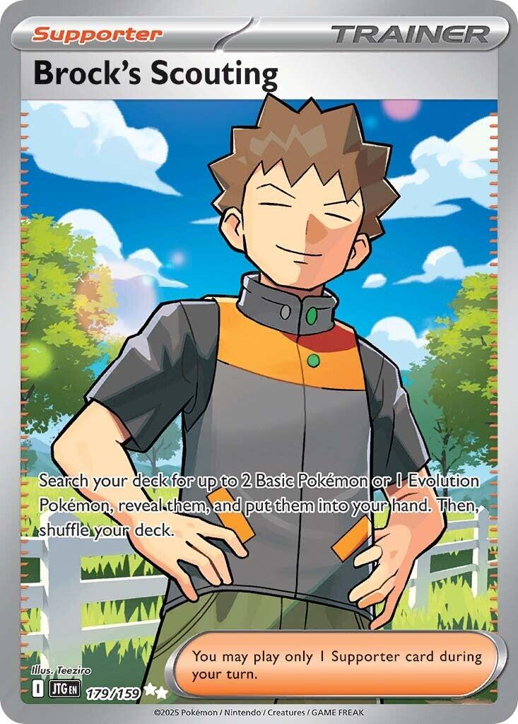 Brock's Scouting (179/159) [Scarlet & Violet: Journey Together] | Exor Games New Glasgow