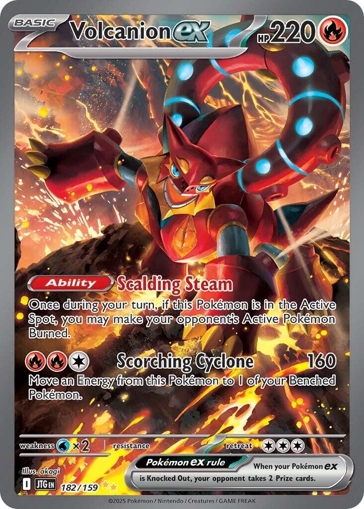 Volcanion ex (182/159) [Scarlet & Violet: Journey Together] | Exor Games New Glasgow