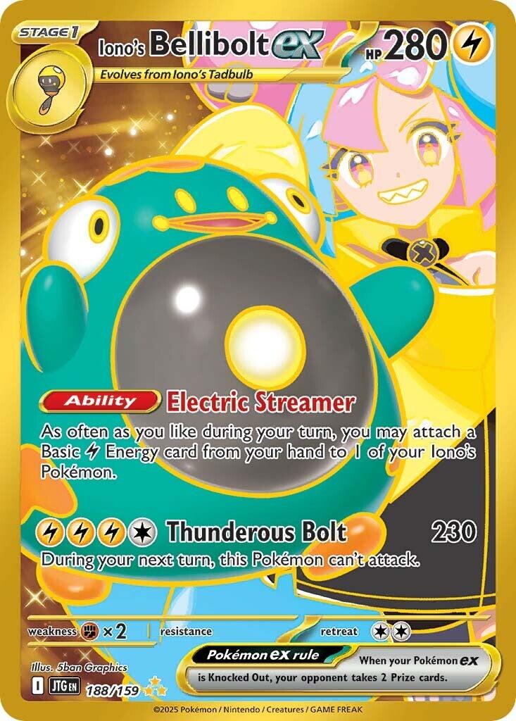 Iono's Bellibolt ex (188/159) [Scarlet & Violet: Journey Together] | Exor Games New Glasgow
