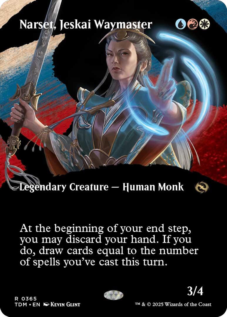Narset, Jeskai Waymaster (Borderless) [Tarkir: Dragonstorm] | Exor Games New Glasgow