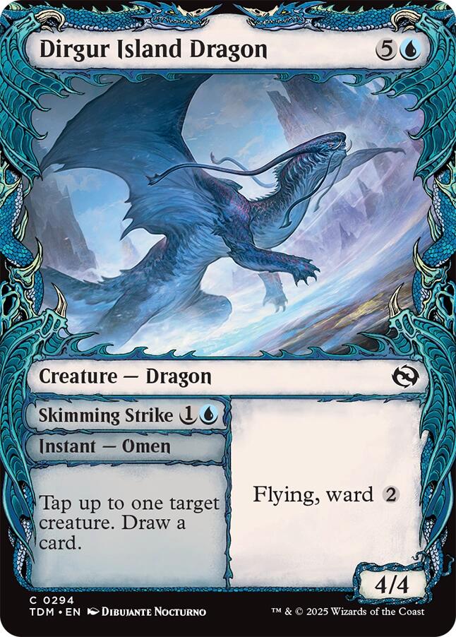 Dirgur Island Dragon (Showcase) [Tarkir: Dragonstorm] | Exor Games New Glasgow