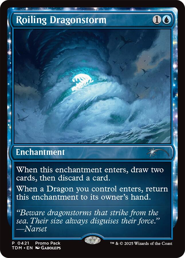Roiling Dragonstorm [Tarkir: Dragonstorm Promos] | Exor Games New Glasgow