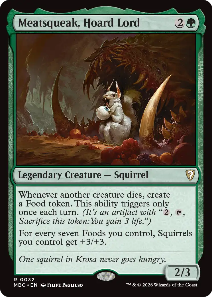 Meatsqueak, Hoard Lord [Mystery Booster: Commander Edition] | Exor Games New Glasgow