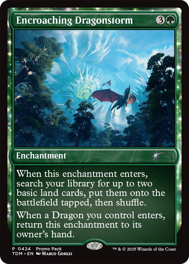 Encroaching Dragonstorm [Tarkir: Dragonstorm Promos] | Exor Games New Glasgow