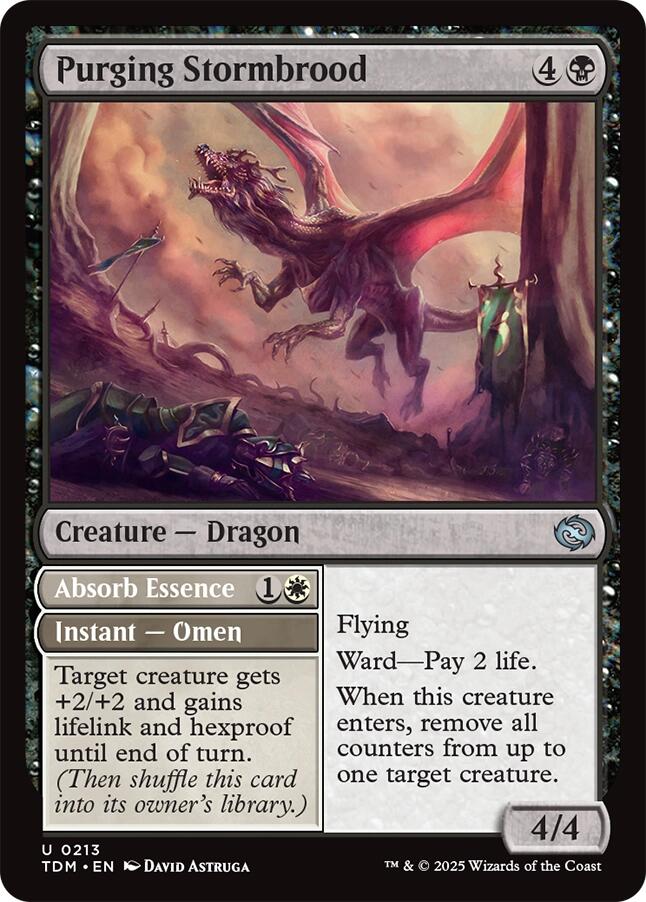 Purging Stormbrood [Tarkir: Dragonstorm] | Exor Games New Glasgow