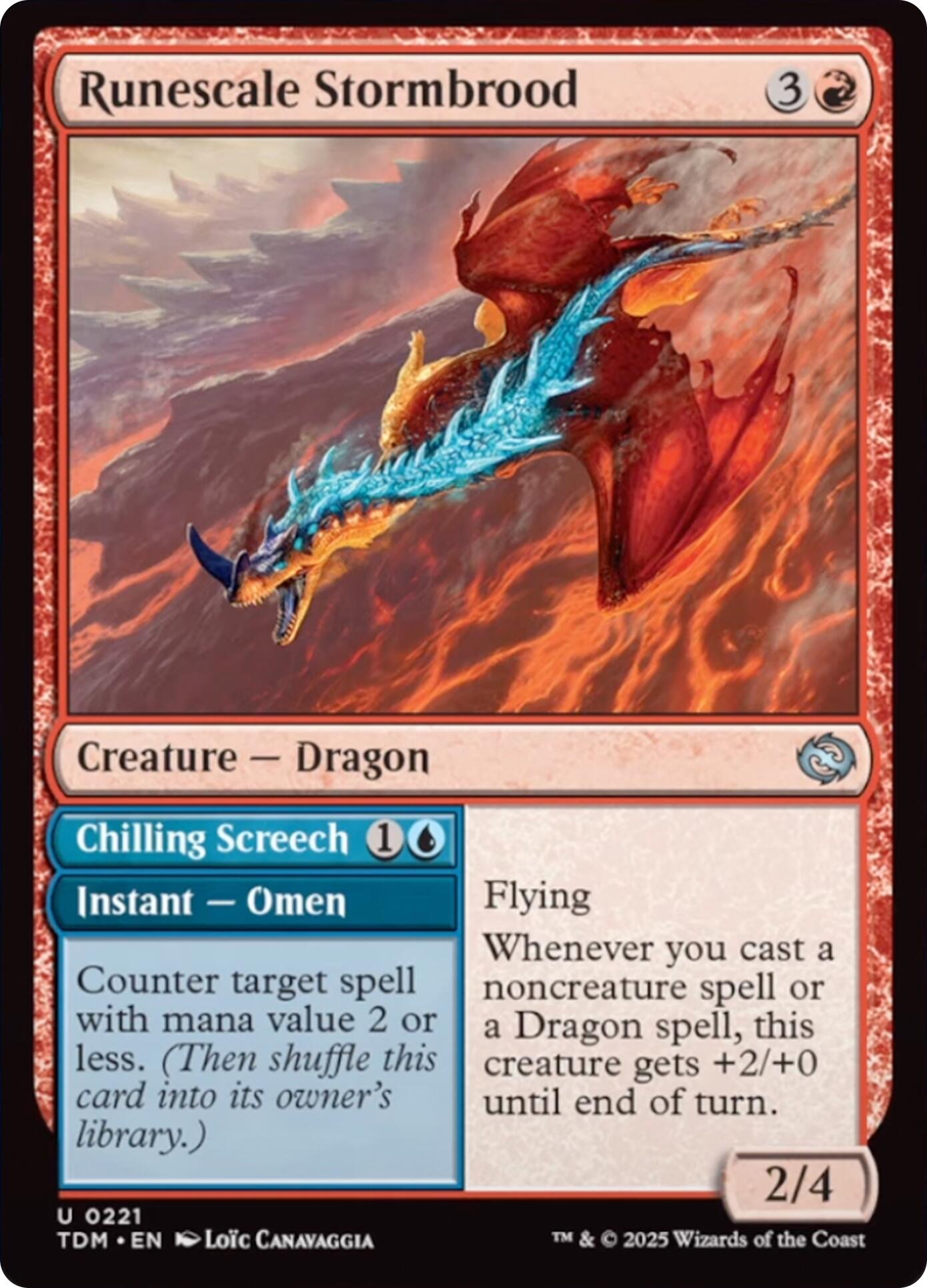 Runescale Stormbrood [Tarkir: Dragonstorm] | Exor Games New Glasgow