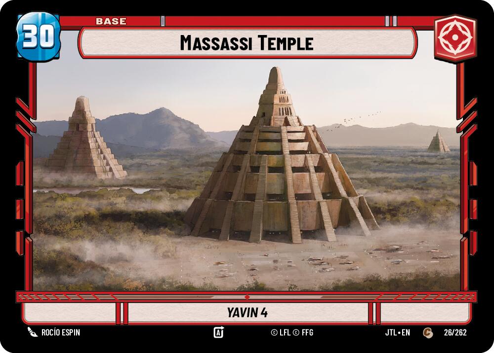 Massassi Temple // X-Wing (026/262 // T02/T04) (026/262 // T02/T04) [Jump to Lightspeed] | Exor Games New Glasgow