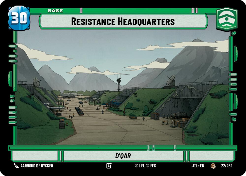 Resistance Headquarters // Experience (022/262 // T03/T04) (022/262 // T03/T04) [Jump to Lightspeed] | Exor Games New Glasgow