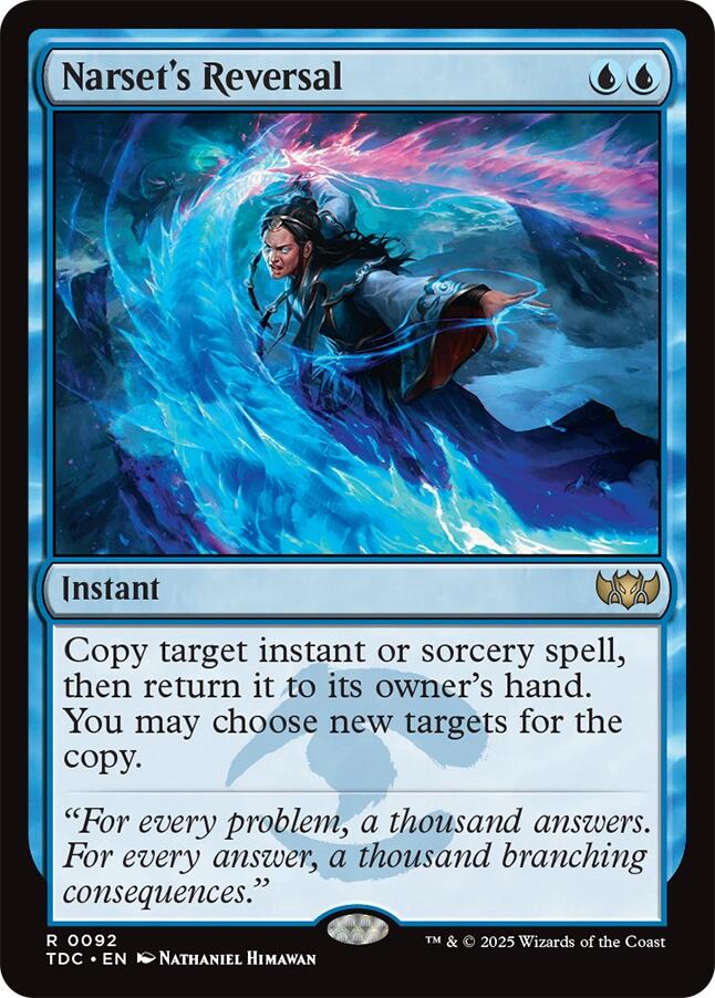 Narset's Reversal [Tarkir: Dragonstorm Commander] | Exor Games New Glasgow