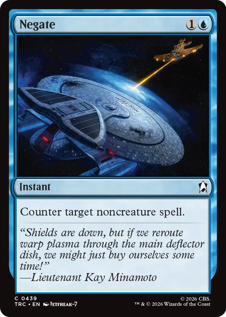 Negate (Surge Foil) [Star Trek Commander] | Exor Games New Glasgow