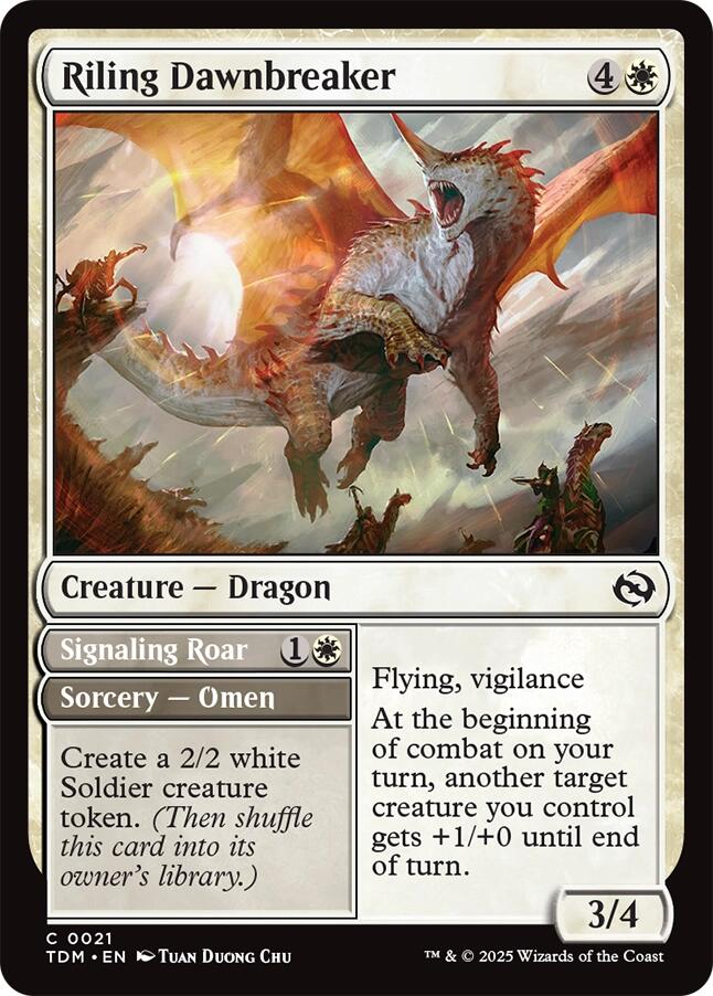 Riling Dawnbreaker [Tarkir: Dragonstorm] | Exor Games New Glasgow