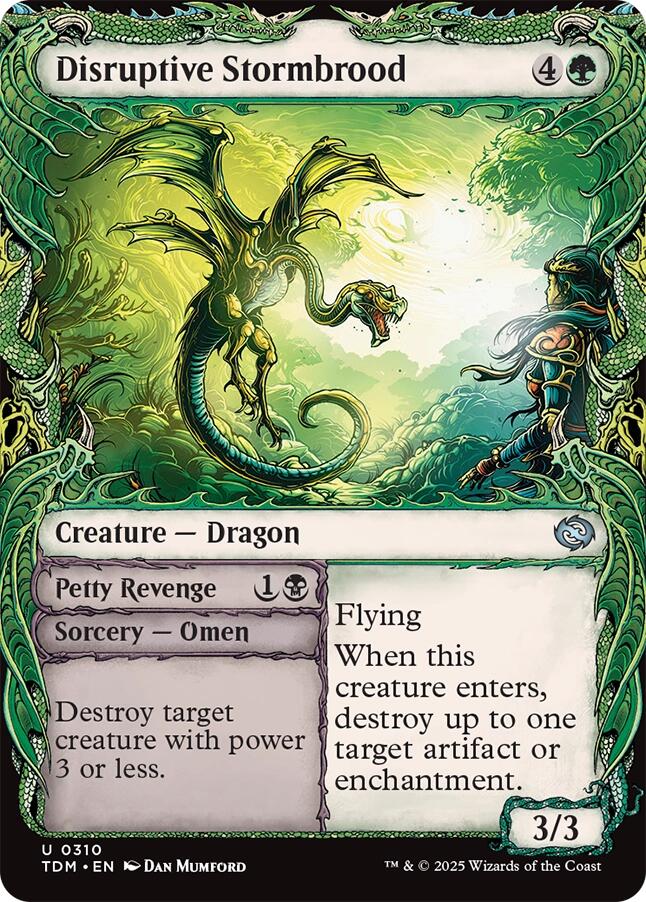 Disruptive Stormbrood (Showcase) [Tarkir: Dragonstorm] | Exor Games New Glasgow