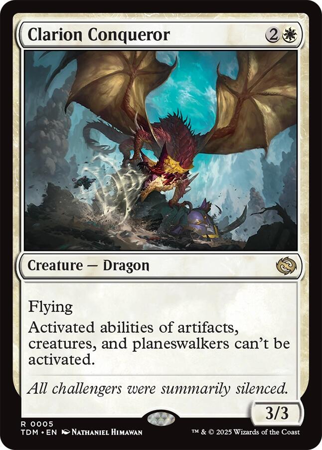 Clarion Conqueror [Tarkir: Dragonstorm] | Exor Games New Glasgow