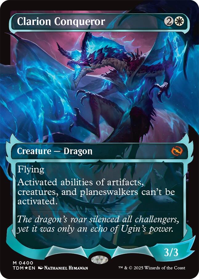 Clarion Conqueror (Showcase) [Tarkir: Dragonstorm] | Exor Games New Glasgow