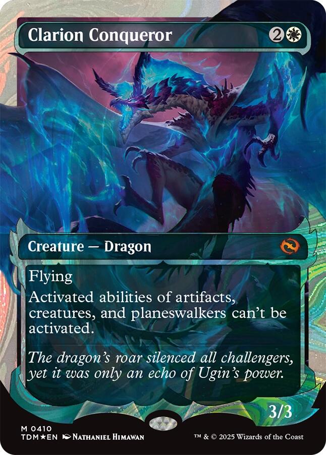Clarion Conqueror (Showcase) (Halo Foil) [Tarkir: Dragonstorm] | Exor Games New Glasgow