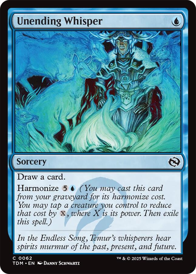 Unending Whisper [Tarkir: Dragonstorm] | Exor Games New Glasgow