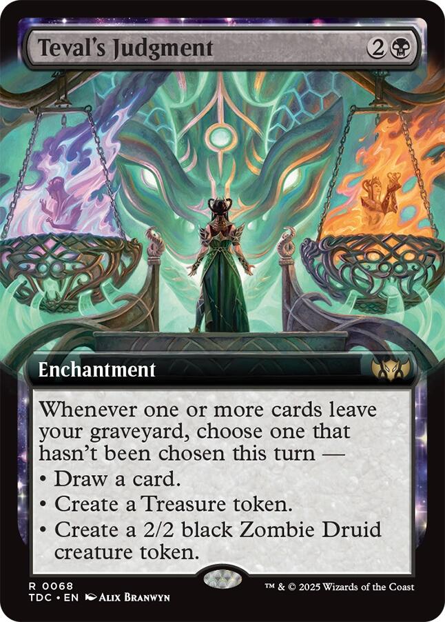 Teval's Judgment (Extended Art) [Tarkir: Dragonstorm Commander] | Exor Games New Glasgow