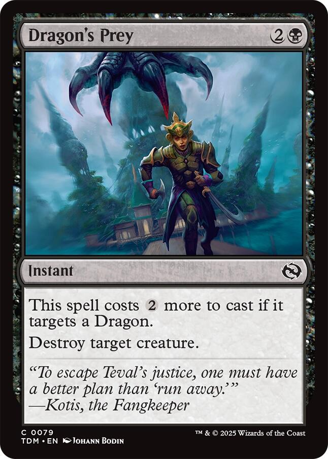 Dragon's Prey [Tarkir: Dragonstorm] | Exor Games New Glasgow