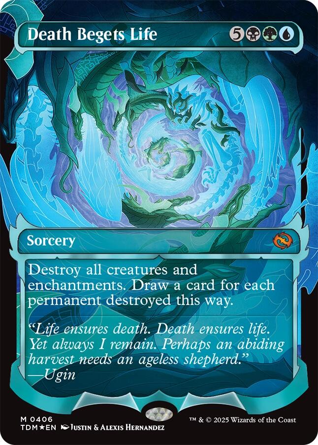 Death Begets Life (Showcase) [Tarkir: Dragonstorm] | Exor Games New Glasgow
