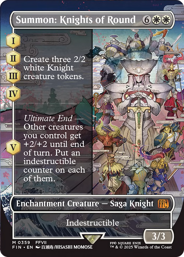 Summon: Knights of Round (Borderless) [FINAL FANTASY] | Exor Games New Glasgow