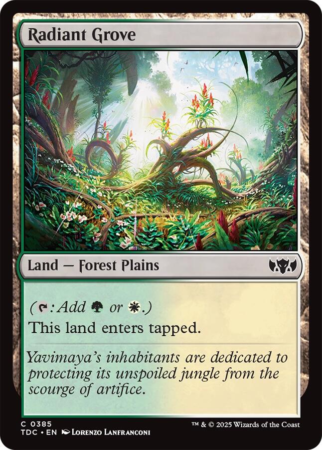 Radiant Grove [Tarkir: Dragonstorm Commander] | Exor Games New Glasgow