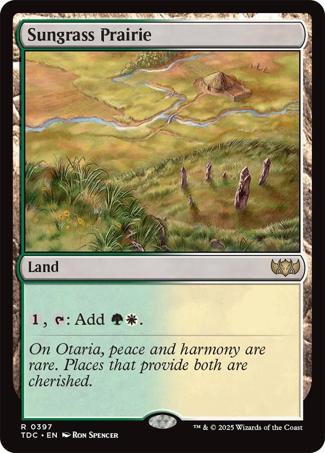Sungrass Prairie [Tarkir: Dragonstorm Commander] | Exor Games New Glasgow