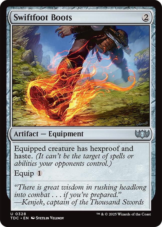 Swiftfoot Boots [Tarkir: Dragonstorm Commander] | Exor Games New Glasgow