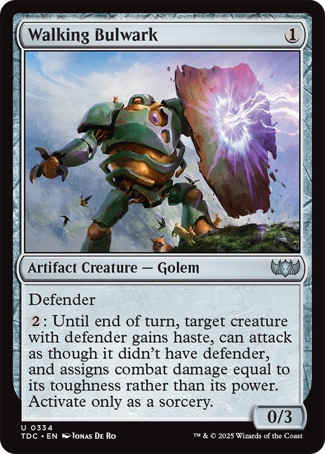 Walking Bulwark [Tarkir: Dragonstorm Commander] | Exor Games New Glasgow