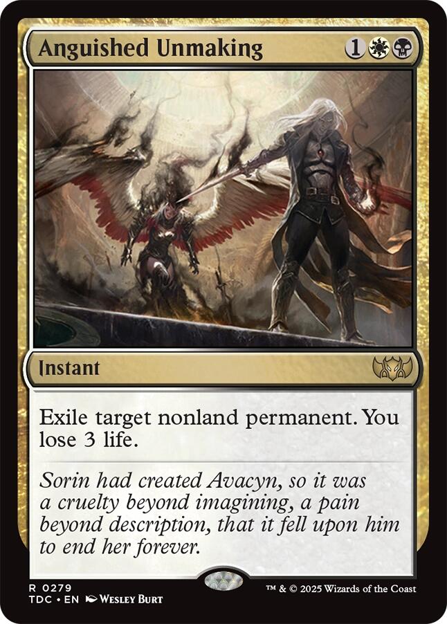 Anguished Unmaking [Tarkir: Dragonstorm Commander] | Exor Games New Glasgow