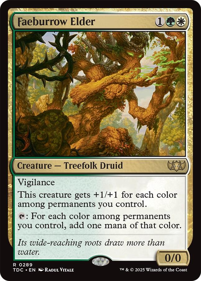 Faeburrow Elder [Tarkir: Dragonstorm Commander] | Exor Games New Glasgow