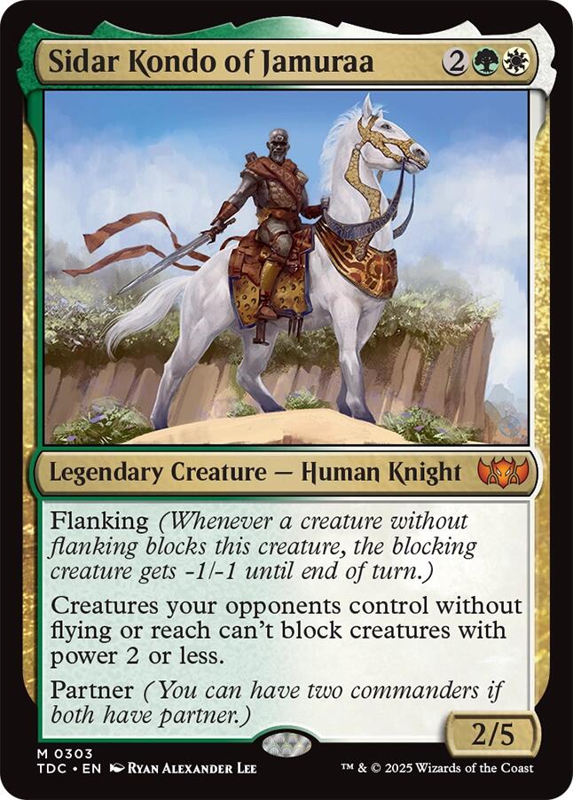 Sidar Kondo of Jamuraa [Tarkir: Dragonstorm Commander] | Exor Games New Glasgow