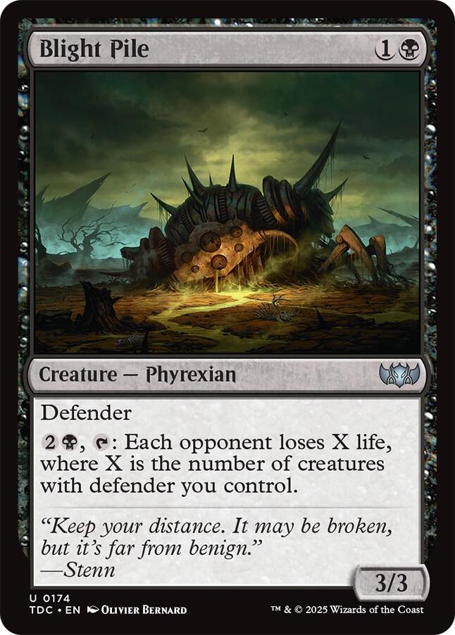 Blight Pile [Tarkir: Dragonstorm Commander] | Exor Games New Glasgow